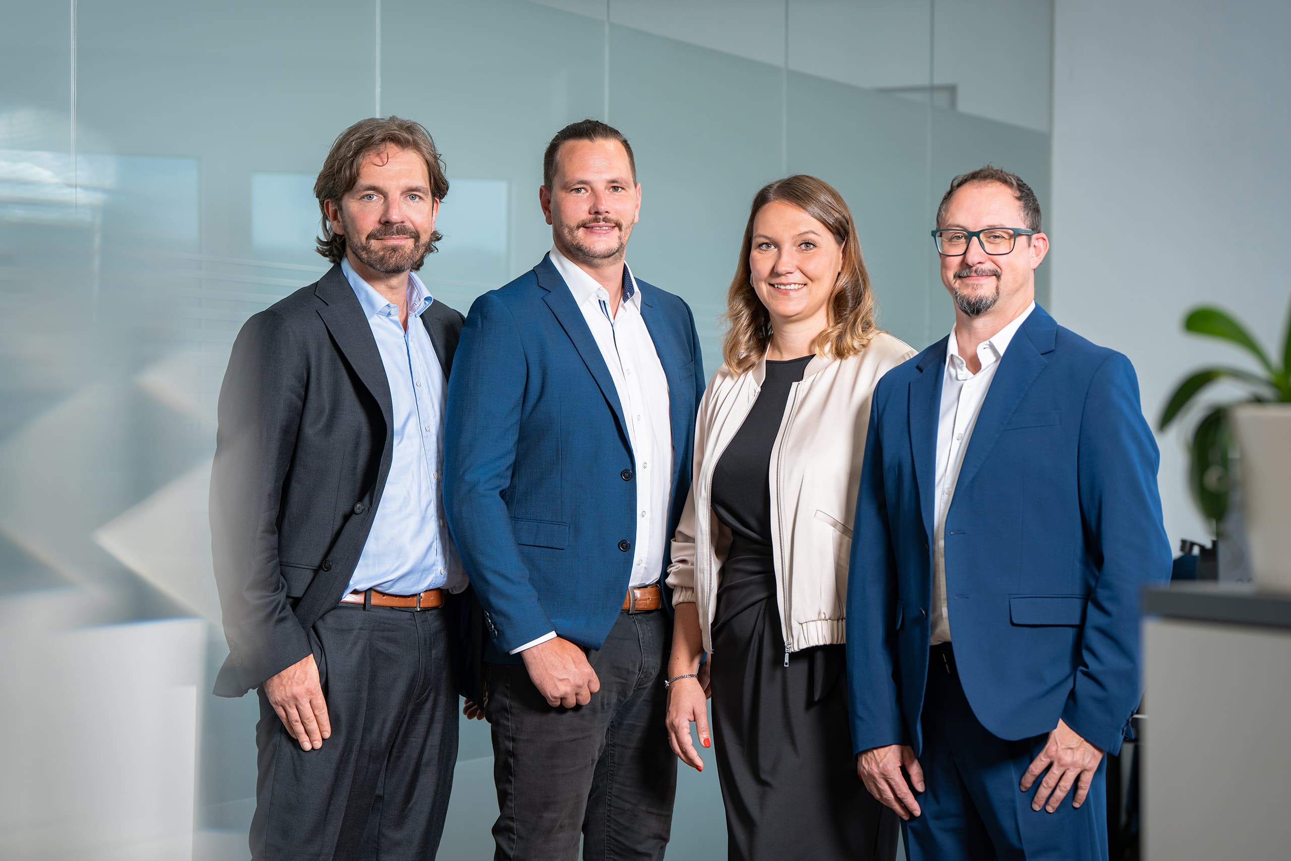 The HecknerGroup team in the office